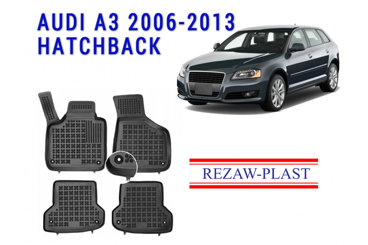 Rezaw Plast Floor Mats for Audi A3 20062013 Hatchback Custom Fit